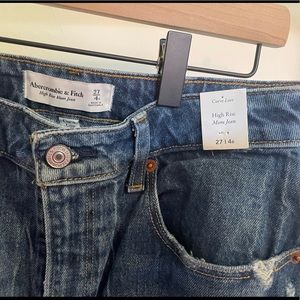 NWT: Abercrombie & Fitch Curve Love High Rise Mom Jean